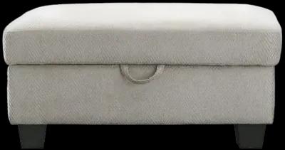 Whitson Upholstered Storage Ottoman Stone