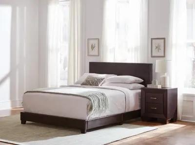 Dorian 5-piece California King Bedroom Set Brown and Dark Cocoa