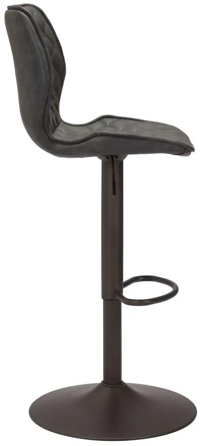 Seth Barstool Vintage Gray & Dark Bronze