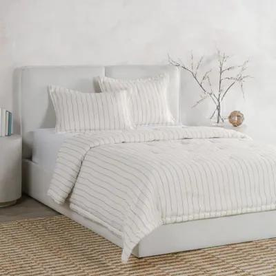 Monaco Ivory 3pc Queen Comforter Set