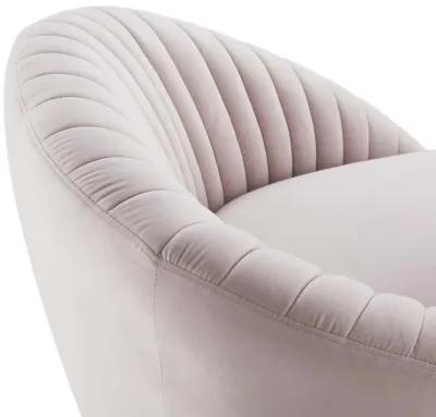 Whirr Tufted Performance Velvet Performance Velvet Swivel Chair