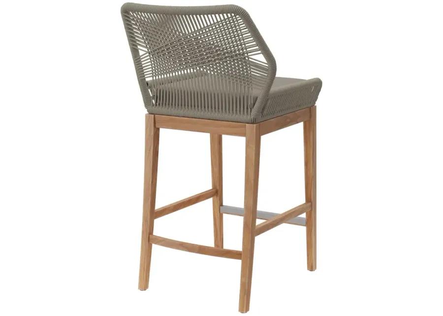 Wellspring Outdoor Teak Barstool