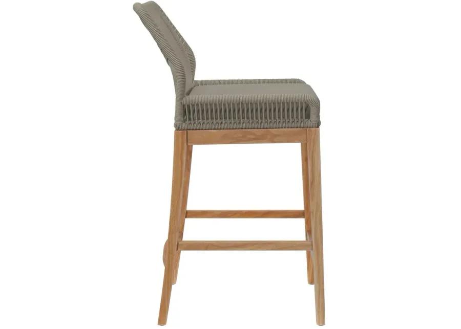 Wellspring Outdoor Teak Barstool