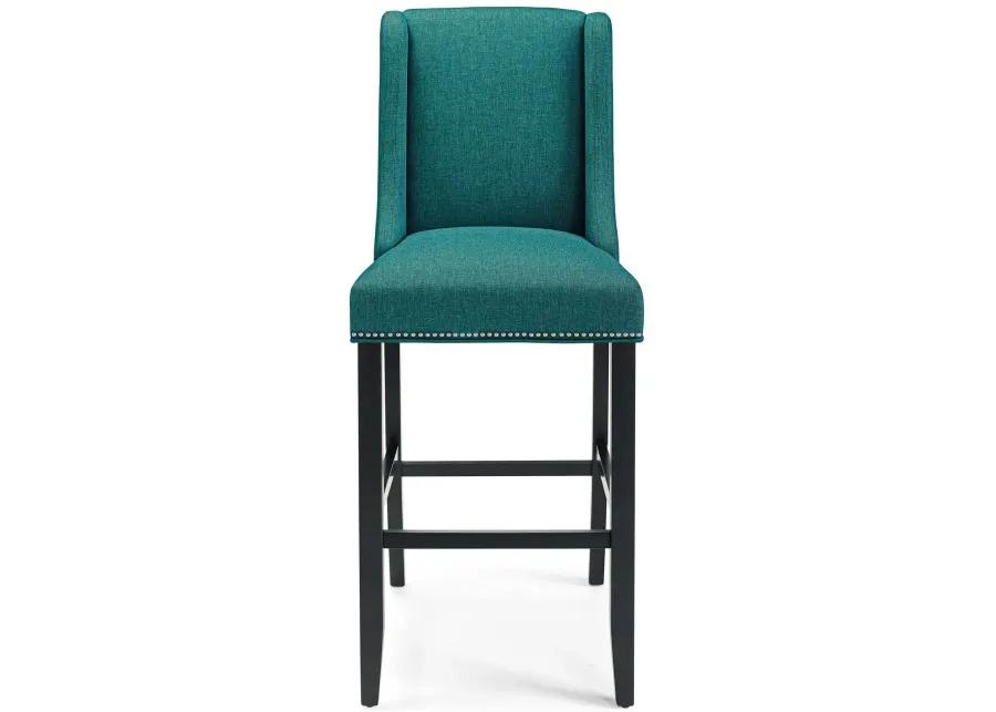 Baron Bar Stool Upholstered Fabric Set of 2