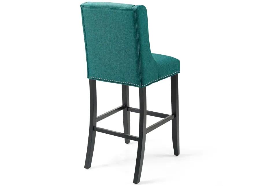 Baron Bar Stool Upholstered Fabric Set of 2