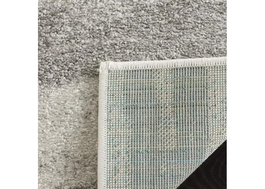 Adirondack Contemporary Cream / Grey 6' X 9' Powerloomed Rug