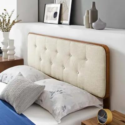 Bridgette King Wood Platform Bed With Angular Frame