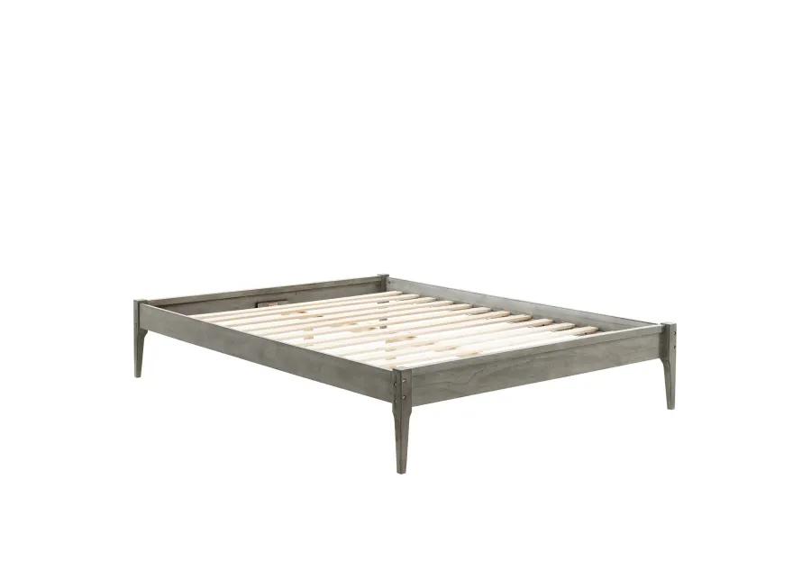 June Twin Wood Platform Bed Frame