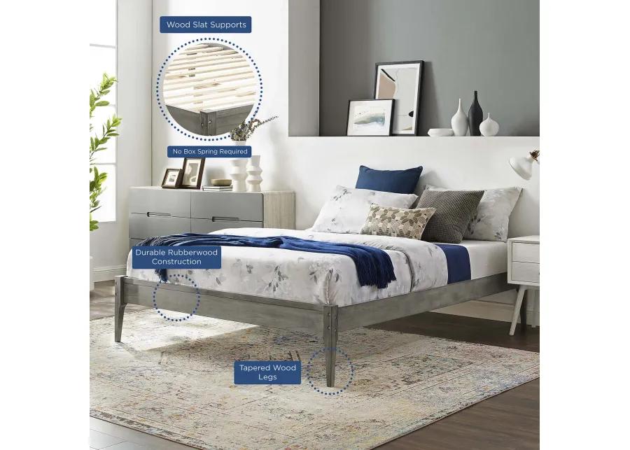 June Twin Wood Platform Bed Frame