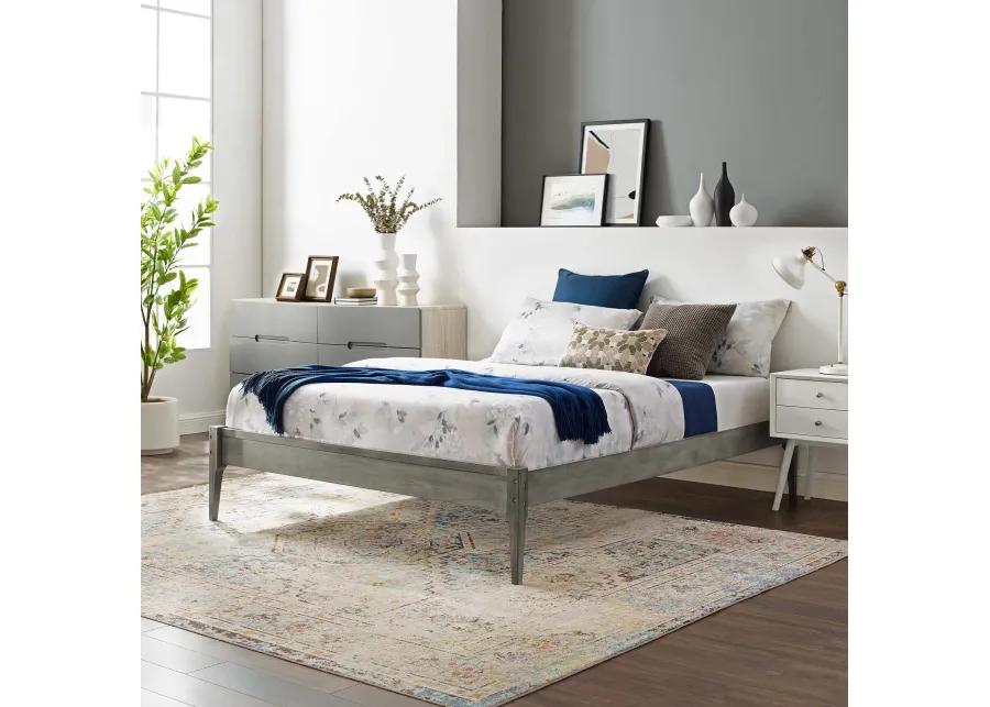 June Twin Wood Platform Bed Frame