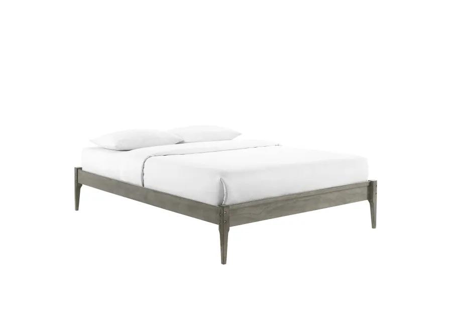 June Twin Wood Platform Bed Frame