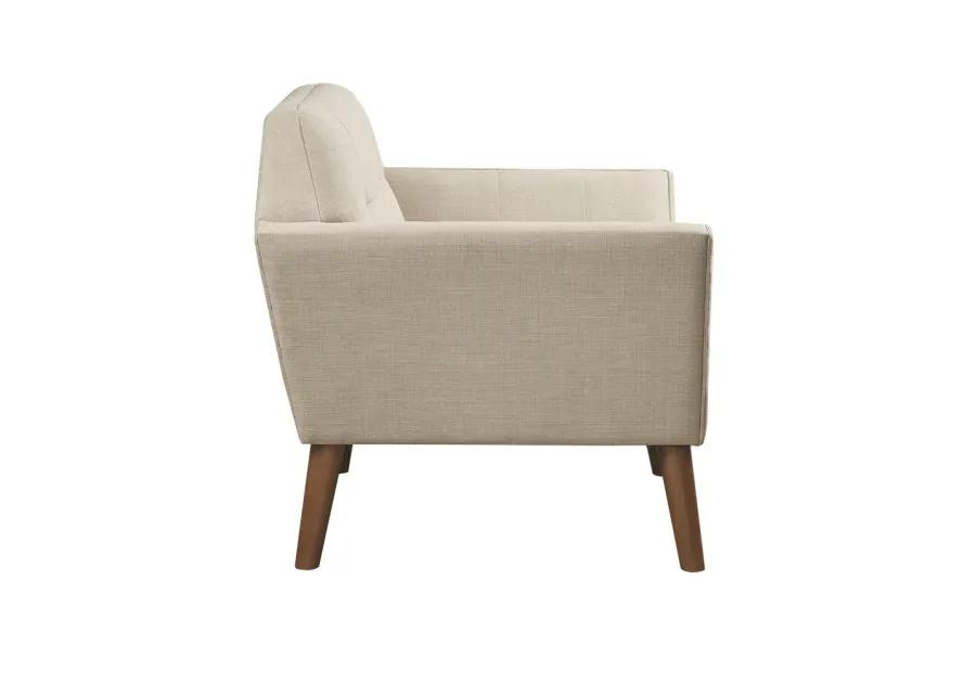 INK+IVY Newport Beige Lounge Chair