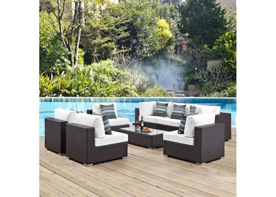 Convene 8 Piece Outdoor Patio Sectional Set