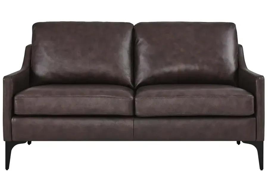 Corland Leather Loveseat