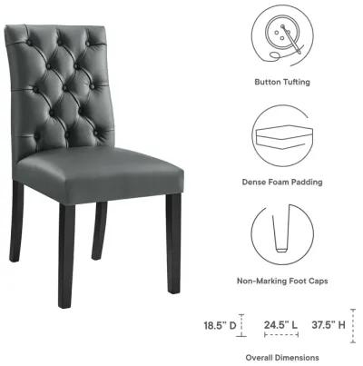 Duchess Dining Chair Vinyl Set of 2