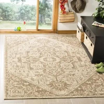 LINDEN 138 Collection LND138B-5 Beige / Cream 5'-3" X 7'-6"