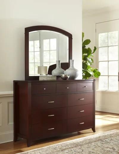 Brighton Nine Drawer Dresser In Cinnamon (2024)