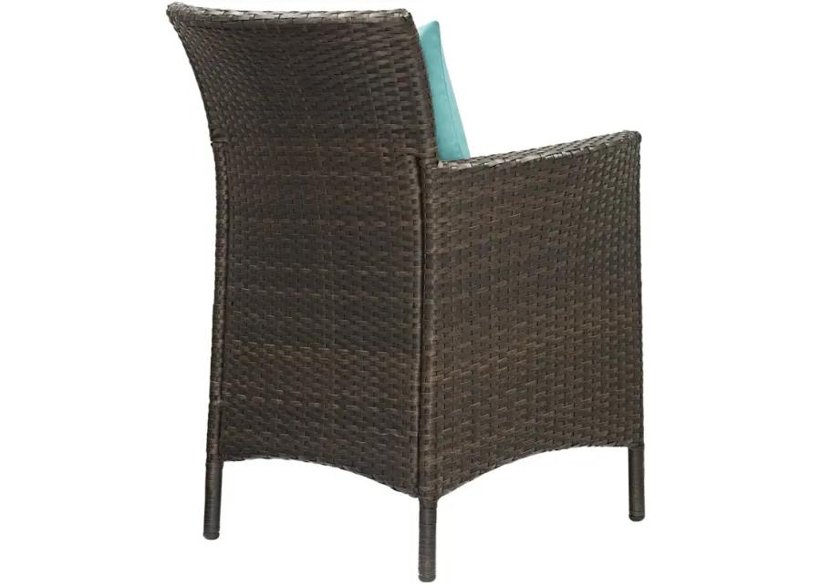 Conduit 7 Piece Outdoor Patio Wicker Rattan Dining Set