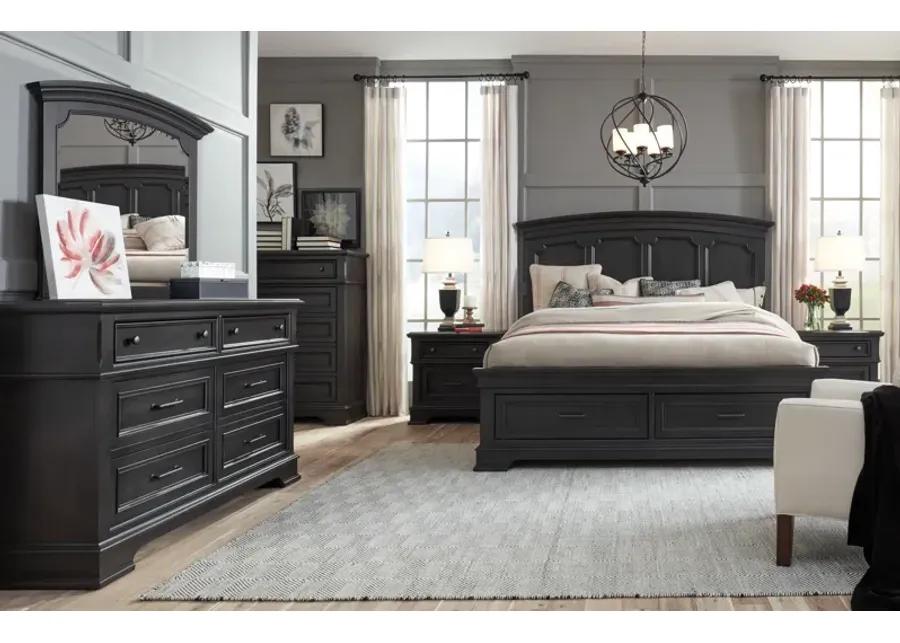 Townsend Complete Arched Panel Bed Cal King (6/0)