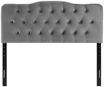 Annabel King Diamond Tufted Performance Velvet Headboard