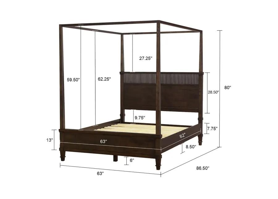 Kenna Canopy Bed Queen