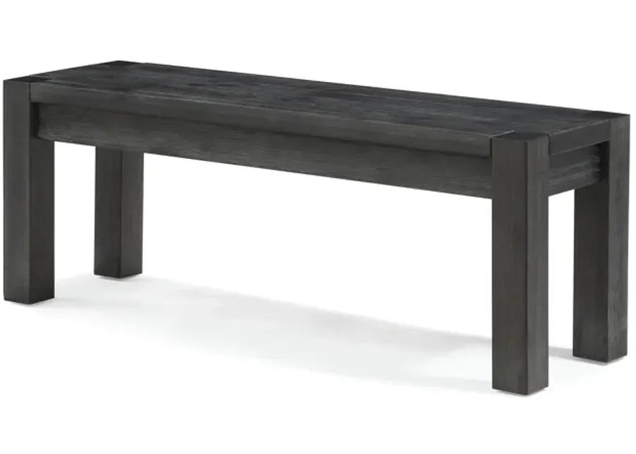 Meadow Solid Wood Bench in Graphite