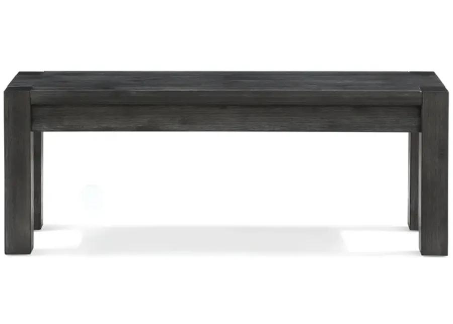 Meadow Solid Wood Bench in Graphite