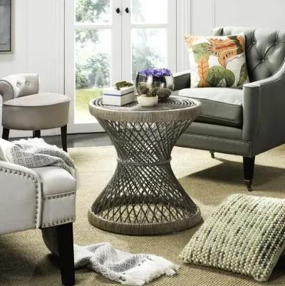 Grimson Bowed Accent Table