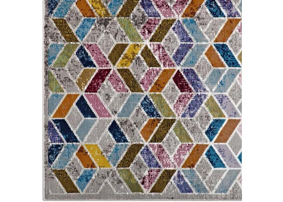 Laleh Geometric Mosaic 4x6 Area Rug