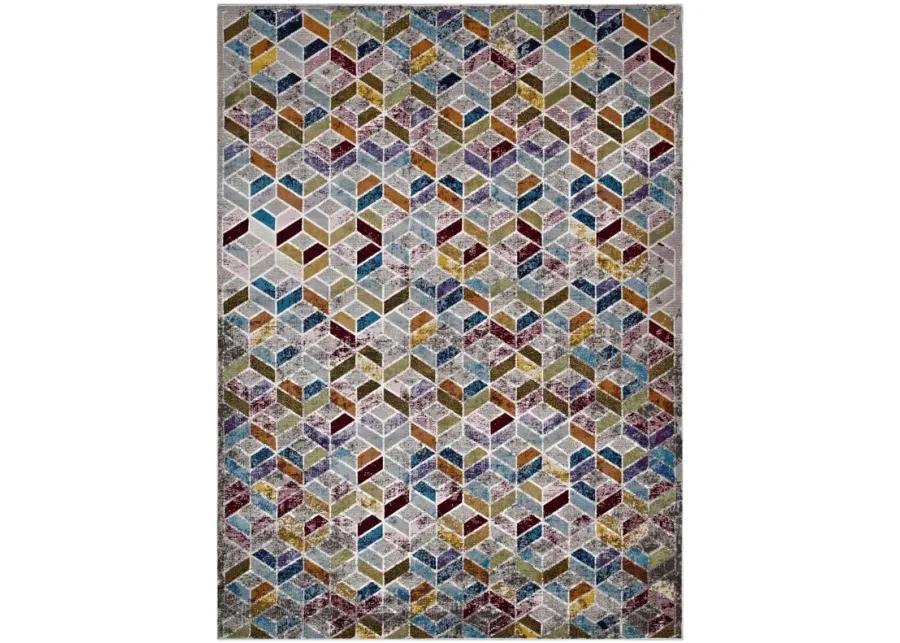 Laleh Geometric Mosaic 4x6 Area Rug