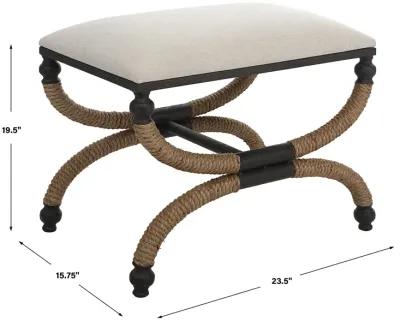 Icaria Upholstered Small Bench