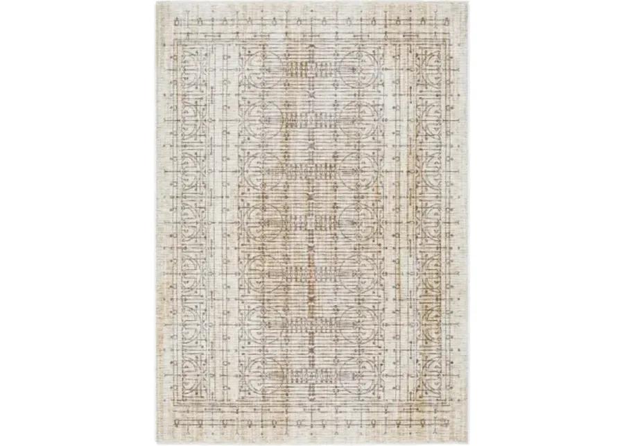 Usonia USO-2304 3'2" x 10' Machine Woven Rug