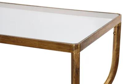 Deline Gold Console Table