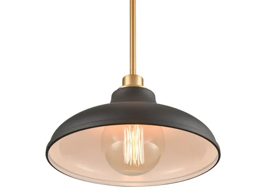 Grenville 13'' Wide 1-Light Pendant - Brushed Gold