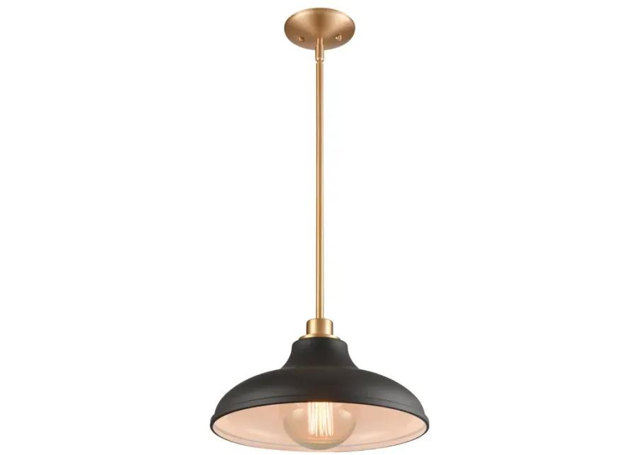 Grenville 13'' Wide 1-Light Pendant - Brushed Gold