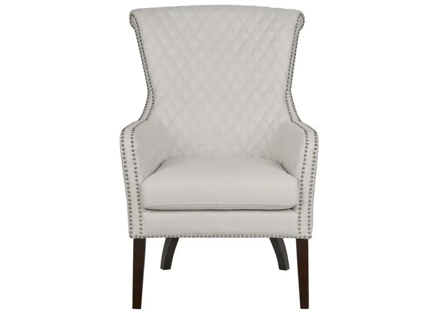 Madison Park Heston Natural/Morocco Accent Chair