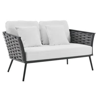 Stance Outdoor Aluminum Loveseat