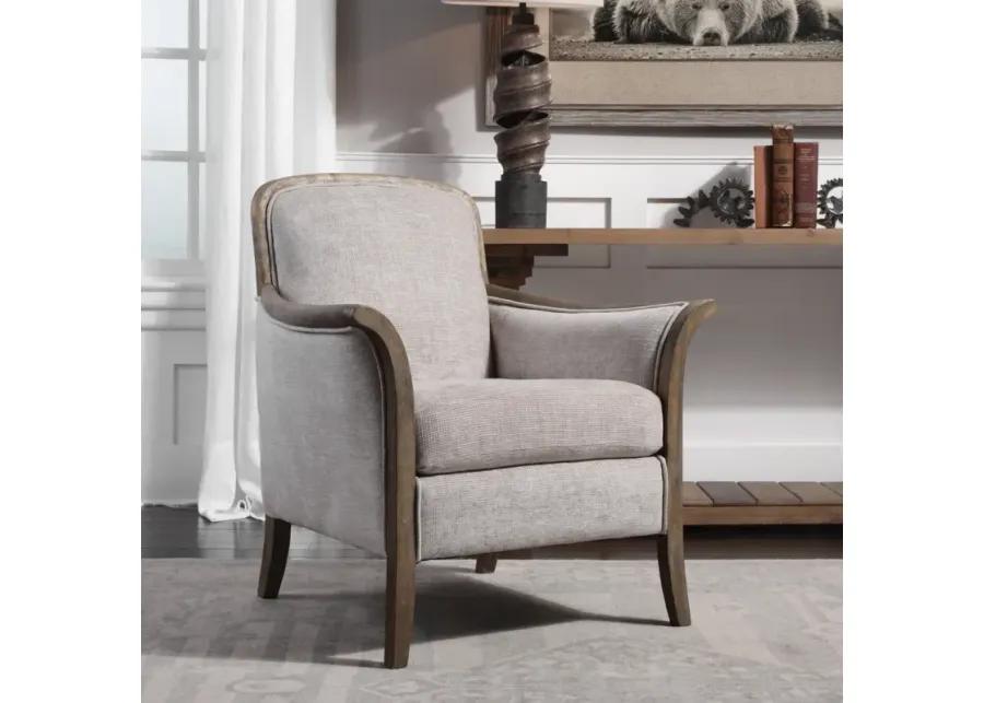 Brittoney Taupe Armchair