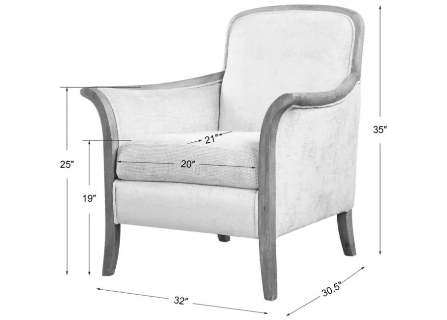 Brittoney Taupe Armchair