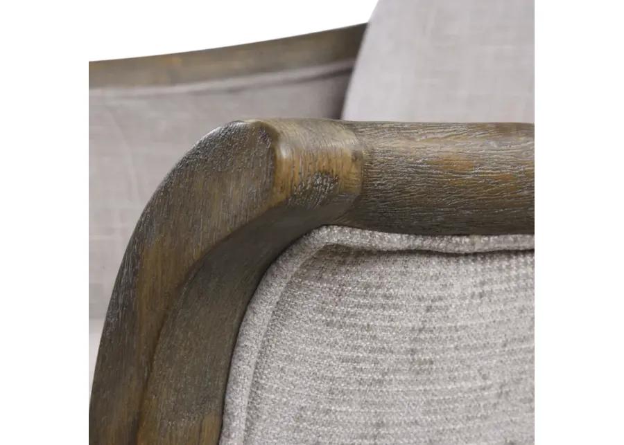 Brittoney Taupe Armchair