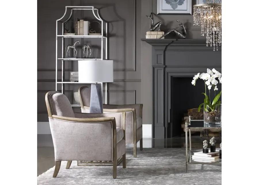 Brittoney Taupe Armchair