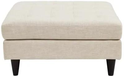 Empress Upholstered Fabric Large Ottoman