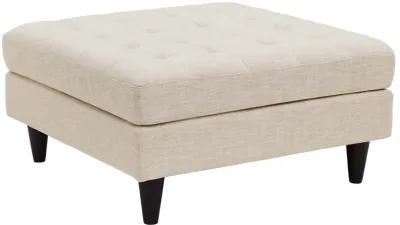 Empress Upholstered Fabric Large Ottoman