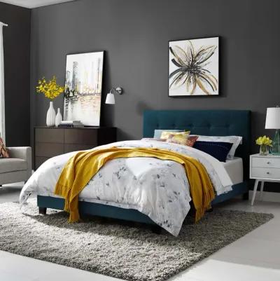 Amira Full Upholstered Fabric Bed