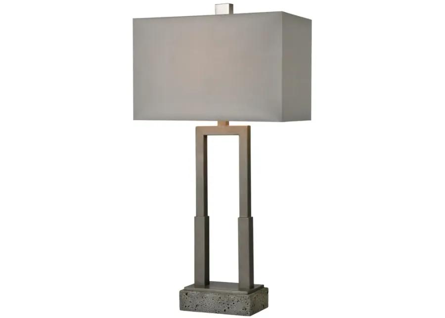 Courier 32" High 1-Light Table Lamp - Pewter