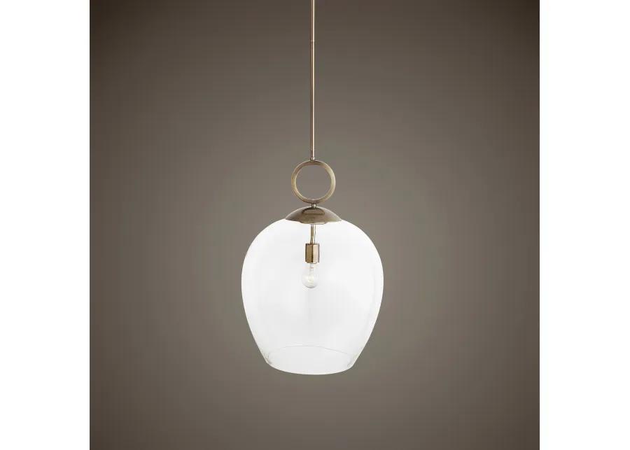 Calix Large Blown Glass 1 Light Pendant