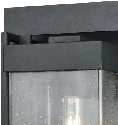 Overton 17" High 1-Light Outdoor Sconce - Matte Black