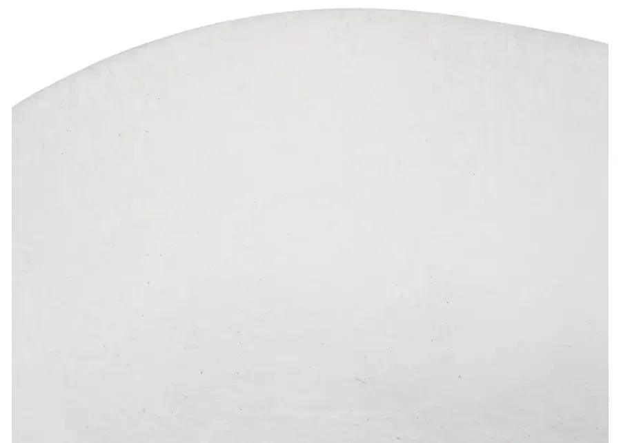 10" Footed Rounded Rectangle Bowl, White