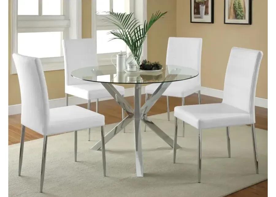 Maston Upholstered Dining Chairs White (Set of 4)