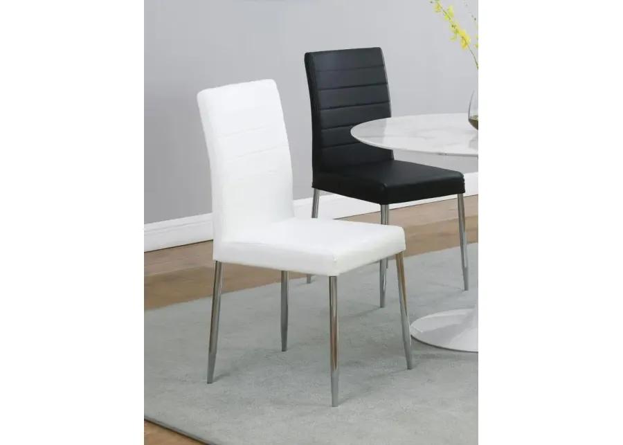 Maston Upholstered Dining Chairs White (Set of 4)